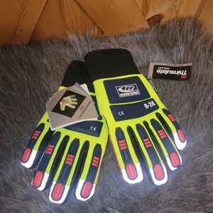 Ringers R 24 Insulated High-Visibility Safety Gloves with Reflective Mens